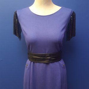 Edgy Blue Party Dress